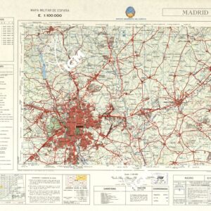 MAPA MILITAR DE ESPANA - Hoja 10-11 - Madrid