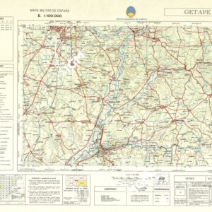 MAPA MILITAR DE ESPANA - Hoja 10-12 - Getafe
