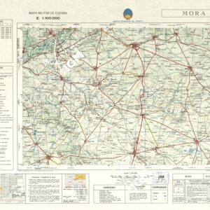 MAPA MILITAR DE ESPANA - Hoja 10-13 - Mora