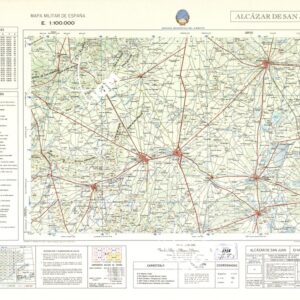 MAPA MILITAR DE ESPANA - Hoja 10-14 - Alcazar de San Juan