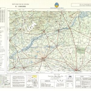 MAPA MILITAR DE ESPANA - Hoja 10-15 - Daimiel