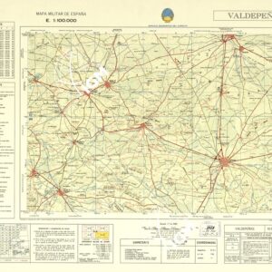 MAPA MILITAR DE ESPANA - Hoja10-16 - Valdepenas