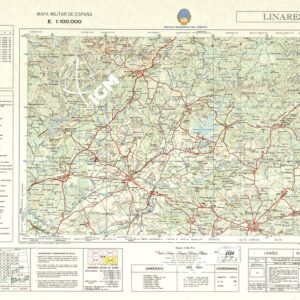 MAPA MILITAR DE ESPANA - Hoja 10-18 - Linares