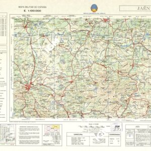 MAPA MILITAR DE ESPANA - Hoja 10-19 - Jaen