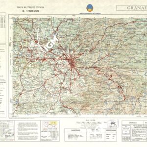 MAPA MILITAR DE ESPANA - Hoja 10-21 - Granada
