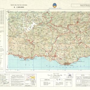 MAPA MILITAR DE ESPANA - Hoja 10-22 - Motoril