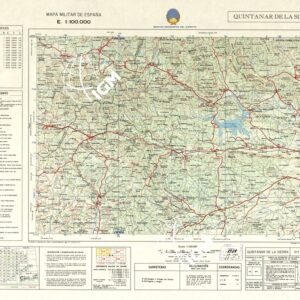 MAPA MILITAR DE ESPANA - Hoja 11-7 - Quintanar de la Sierra