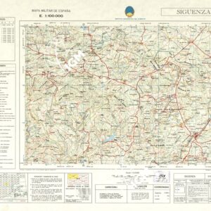 MAPA MILITAR DE ESPANA - Hoja 11-9 - Siguenza