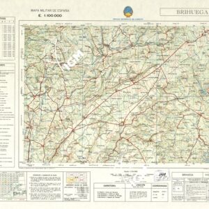 MAPA MILITAR DE ESPANA - Hoja 11-10 - Brihuega