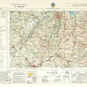 MAPA MILITAR DE ESPANA - Hoja 11-12 - Tarancon