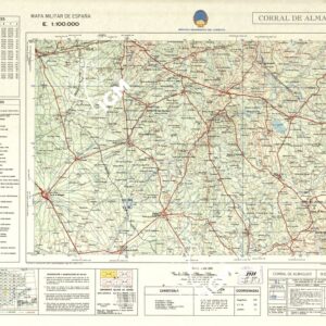 MAPA MILITAR DE ESPANA - Hoja 11-13 - Corral de Almaguer