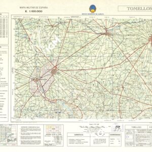 MAPA MILITAR DE ESPANA - Hoja 11-15 - Tomelloso