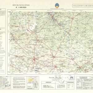 MAPA MILITAR DE ESPANA - Hoja 11-16 - Villanueva de los Infantes
