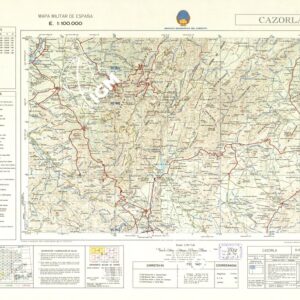 MAPA MILITAR DE ESPANA - Hoja 11-19 - Cazorla