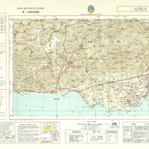 MAPA MILITAR DE ESPANA - Hoja 11-22 - Adra