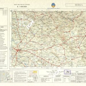 MAPA MILITAR DE ESPANA - Hoja 12-7 - Soria