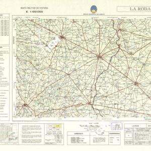 MAPA MILITAR DE ESPANA - Hoja 12-15 - La Roda