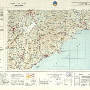 MAPA MILITAR DE ESPANA - Hoja 13-20 - Aguilas