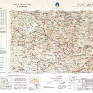 MAPA MILITAR DE ESPANA - Hoja 14-10 - Montalban