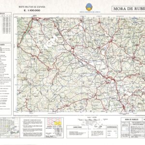 MAPA MILITAR DE ESPANA - Hoja 14-12 - Mora de Rubielos