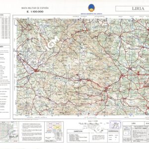 MAPA MILITAR DE ESPANA - Hoja 14-14 - Liria