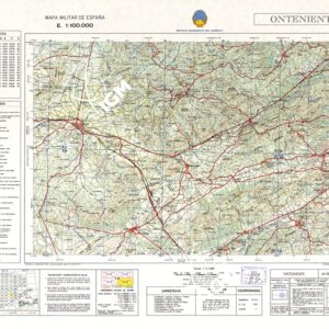 MAPA MILITAR DE ESPANA - Hoja 14-16 - Onteniente