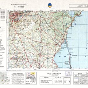 MAPA MILITAR DE ESPANA - Hoja 14-19 - Murcia