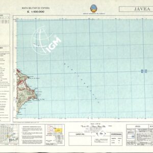 MAPA MILITAR DE ESPANA - Hoja 16-16 - Javea