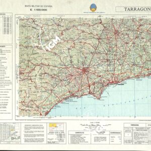 MAPA MILITAR DE ESPANA - Hoja 17-9 - Tarragona