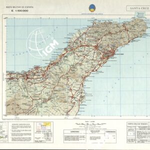 MAPA MILITAR DE ESPANA - Hoja 20-20 - Santa Cruz de Tenerife