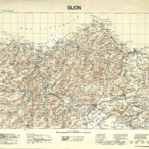 CARTA DELLA SPAGNA - Gijon
