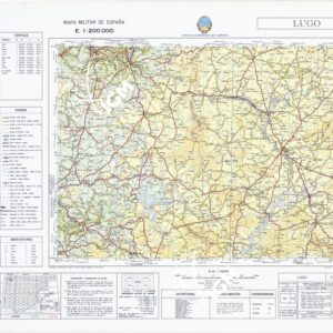 MAPA MILITAR DE ESPANA - Hoja 2-2 - Lugo