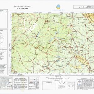 MAPA MILITAR DE ESPANA - Hoja 2-8 - Villarreal
