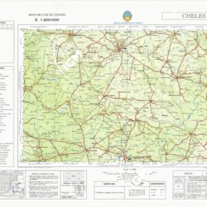 MAPA MILITAR DE ESPANA - Hoja 2-9 - Cheles