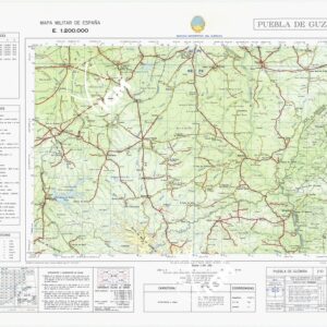 MAPA MILITAR DE ESPANA - Hoja 2-10 - Puebla de Guzman