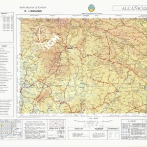 MAPA MILITAR DE ESPANA - Hoja 3-4 - Alcanices