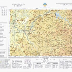 MAPA MILITAR DE ESPANA - Hoja 3-5 - Vitigudino