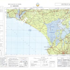MAPA MILITAR DE ESPANA - Hoja 3-11 - Huelva