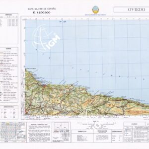 MAPA MILITAR DE ESPANA - Hoja 4-1 - Oviedo