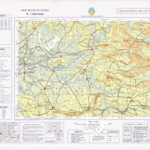 MAPA MILITAR DE ESPANA - Hoja 4-8 - Villanueva de la Serena