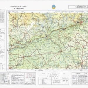 MAPA MILITAR DE ESPANA - Hoja 4-10 - Cordoba