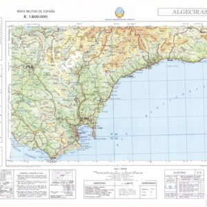 MAPA MILITAR DE ESPANA - Hoja 4-12 - Algeciras