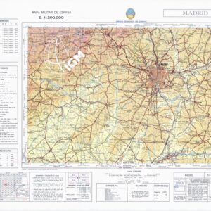 MAPA MILITAR DE ESPANA - Hoja 5-6 - Madrid