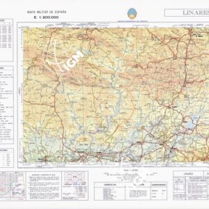 MAPA MILITAR DE ESPANA - Hoja 5-9 - Linares