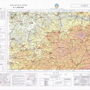 MAPA MILITAR DE ESPANA - Hoja 5-10 - Jaen