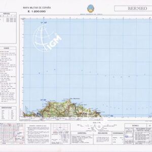 MAPA MILITAR DE ESPANA - Hoja 6-1 - Bermeo