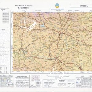 MAPA MILITAR DE ESPANA - Hoja 6-4 - Soria