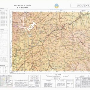 MAPA MILITAR DE ESPANA - Hoja 6-5 - Siguenza