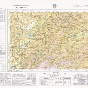 MAPA MILITAR DE ESPANA - Hoja 6-9 - Villacarrillo