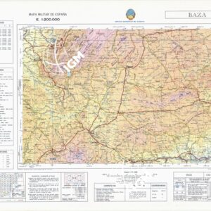 MAPA MILITAR DE ESPANA - Hoja 6-10 - Baza